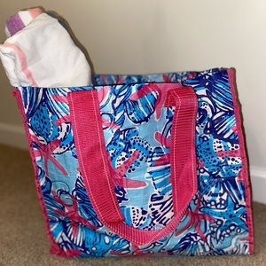 Lilly Pulitzer beach bag